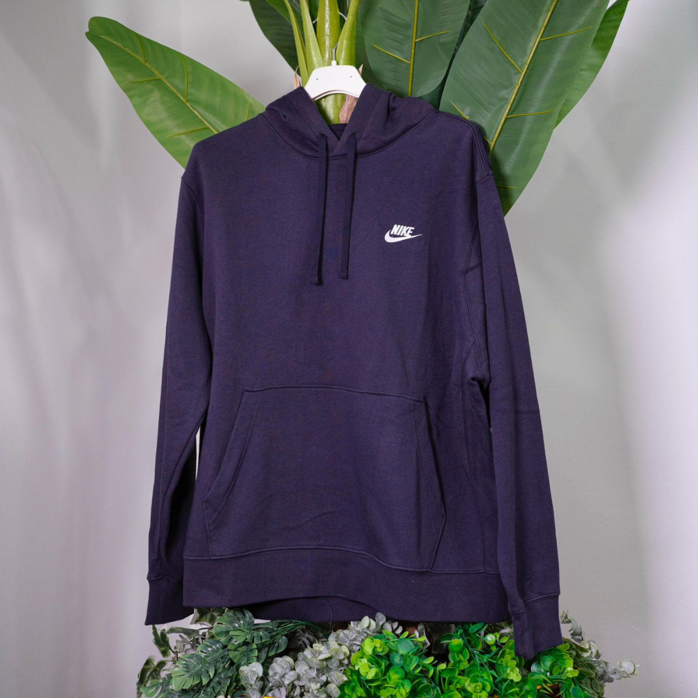 Nike Felpa Viola con Cappuccio