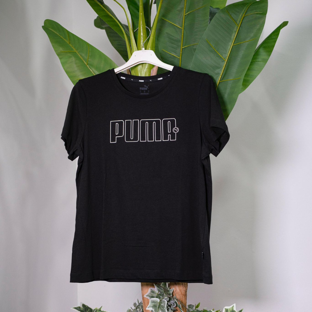 Puma T-shirt Nera in cotone