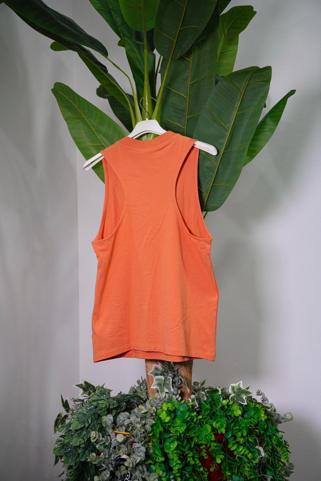 Adidas Canotta Arancione - immagine 3