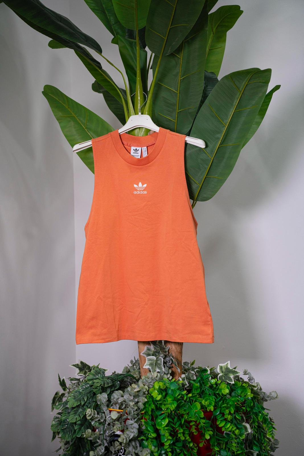 Adidas Canotta Arancione - immagine 2