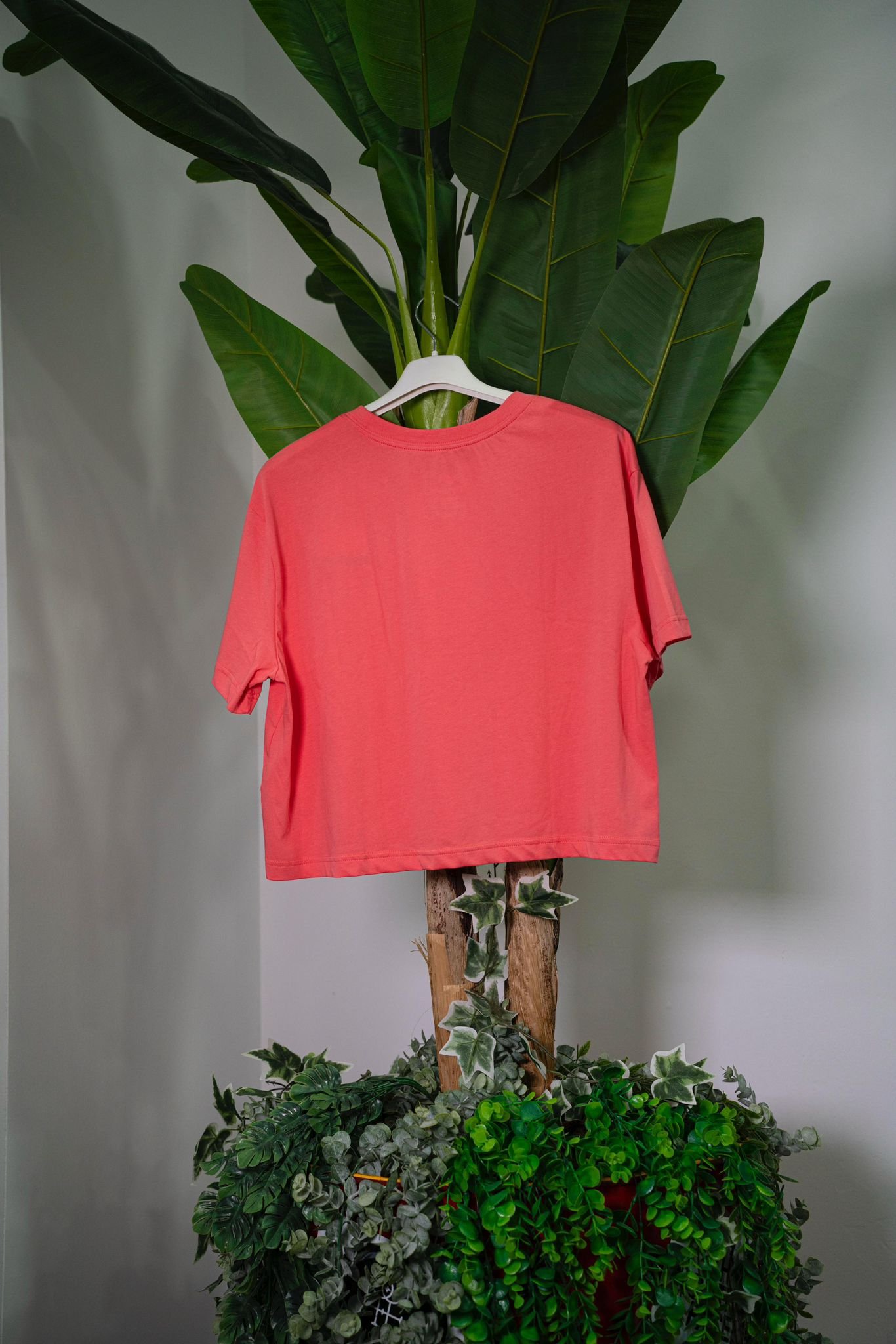 Nike T-shirt Crop Corallo - immagine 3