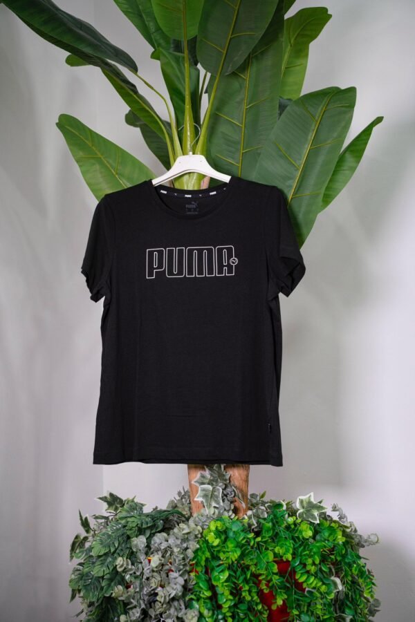 Puma T-shirt Nera in cotone - immagine 2