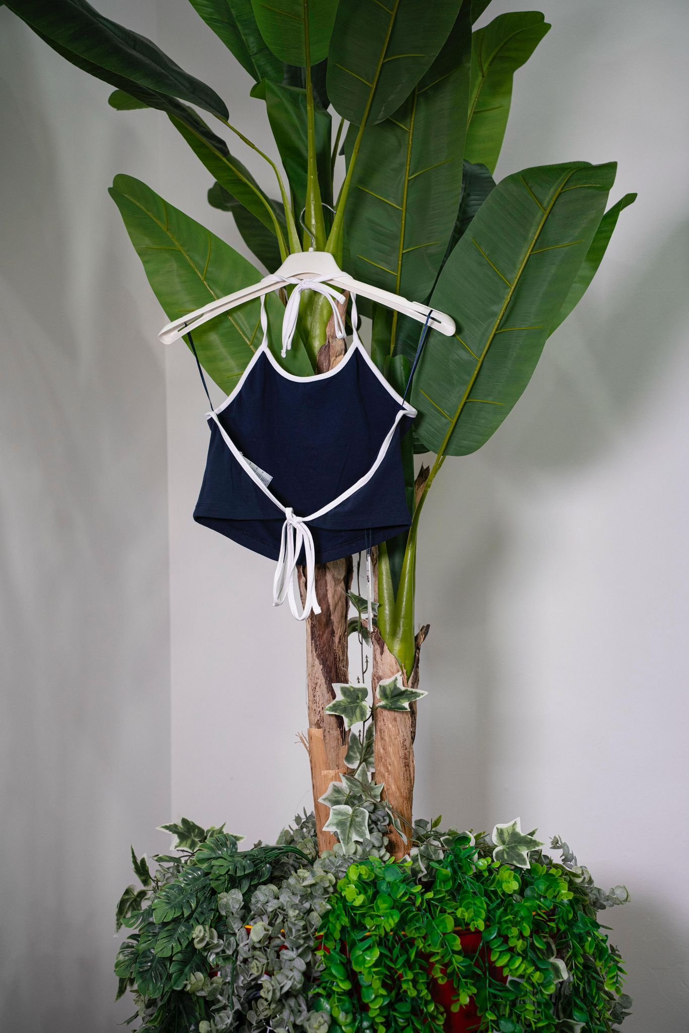 Top blu Fila con chiusura a laccio - immagine 3