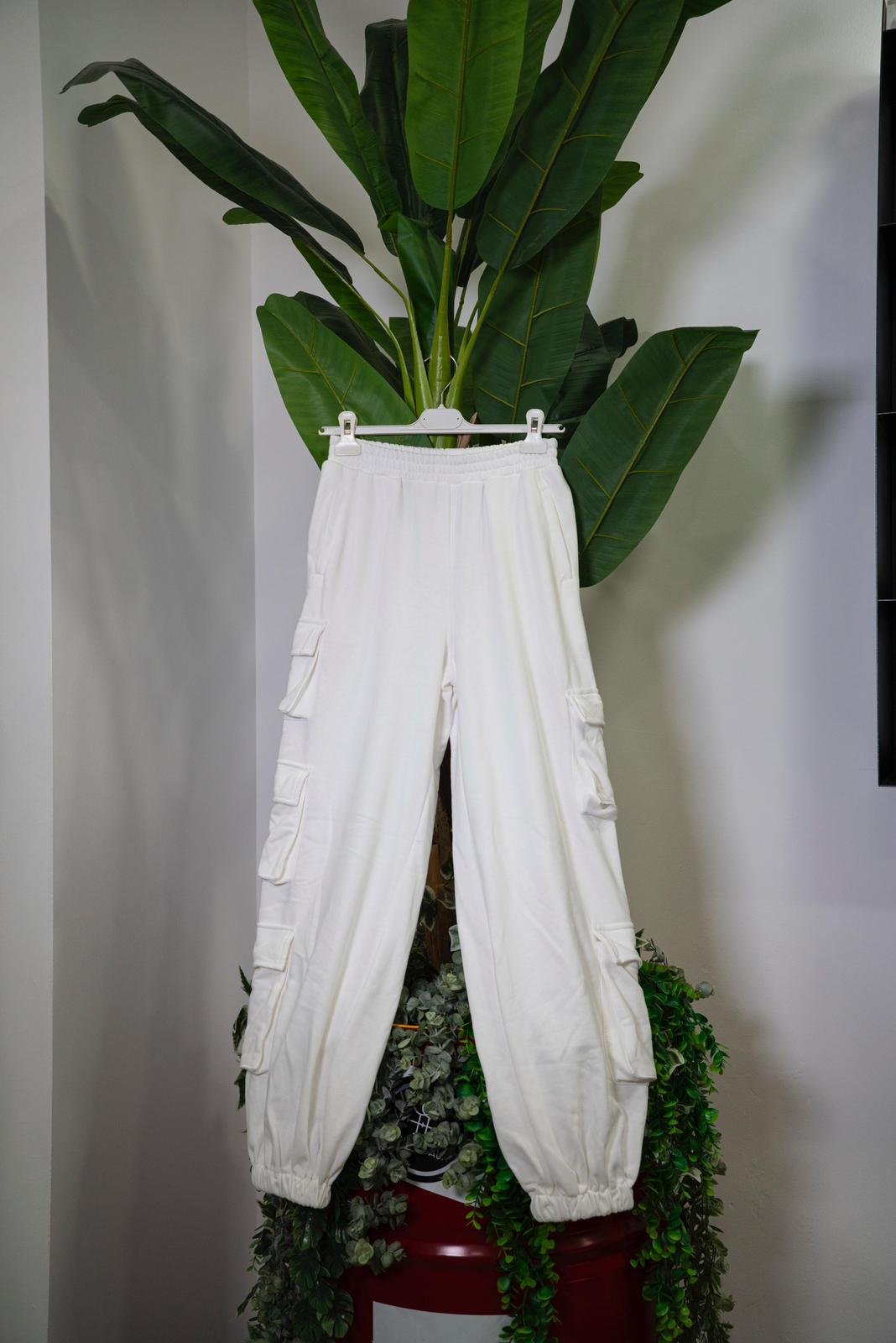 Vic Bee Pantaloni Total White - immagine 2