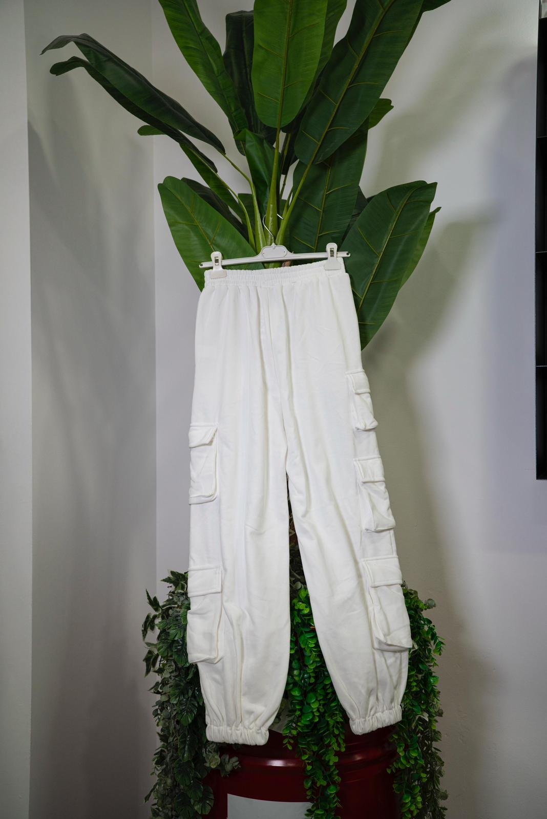 Vic Bee Pantaloni Total White - immagine 3