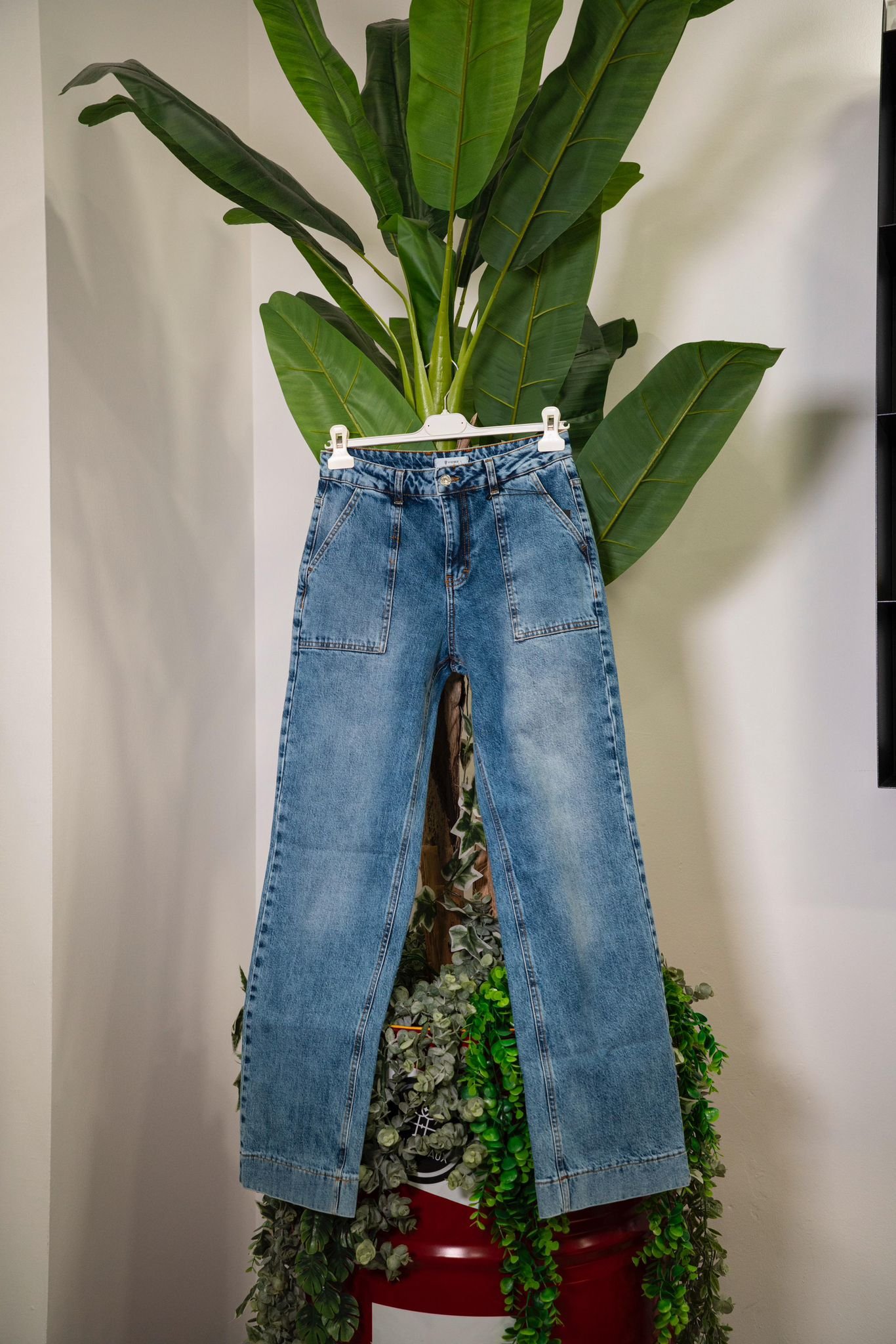 Vic Bee Jeans Blu a zampa - immagine 2