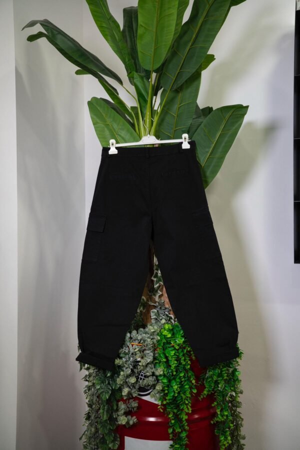 Vic Bee Pantalone Cargo Nero - immagine 2