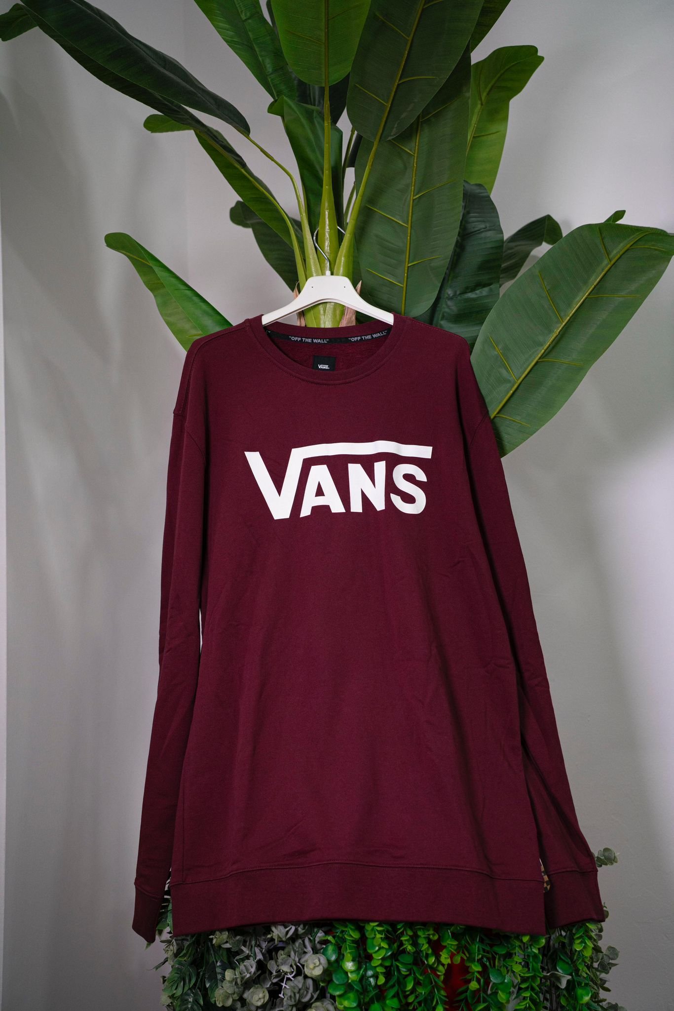 Vans Felpa Bordeaux in Tessuto Fleece - immagine 2