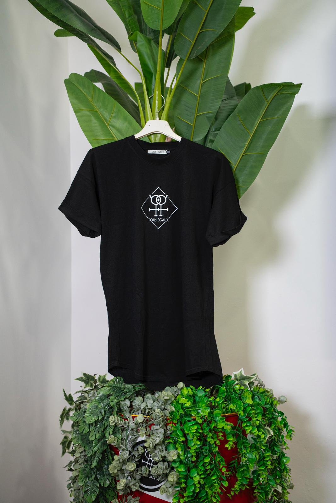 Tous Égaux T-shirt Nera Over - immagine 2