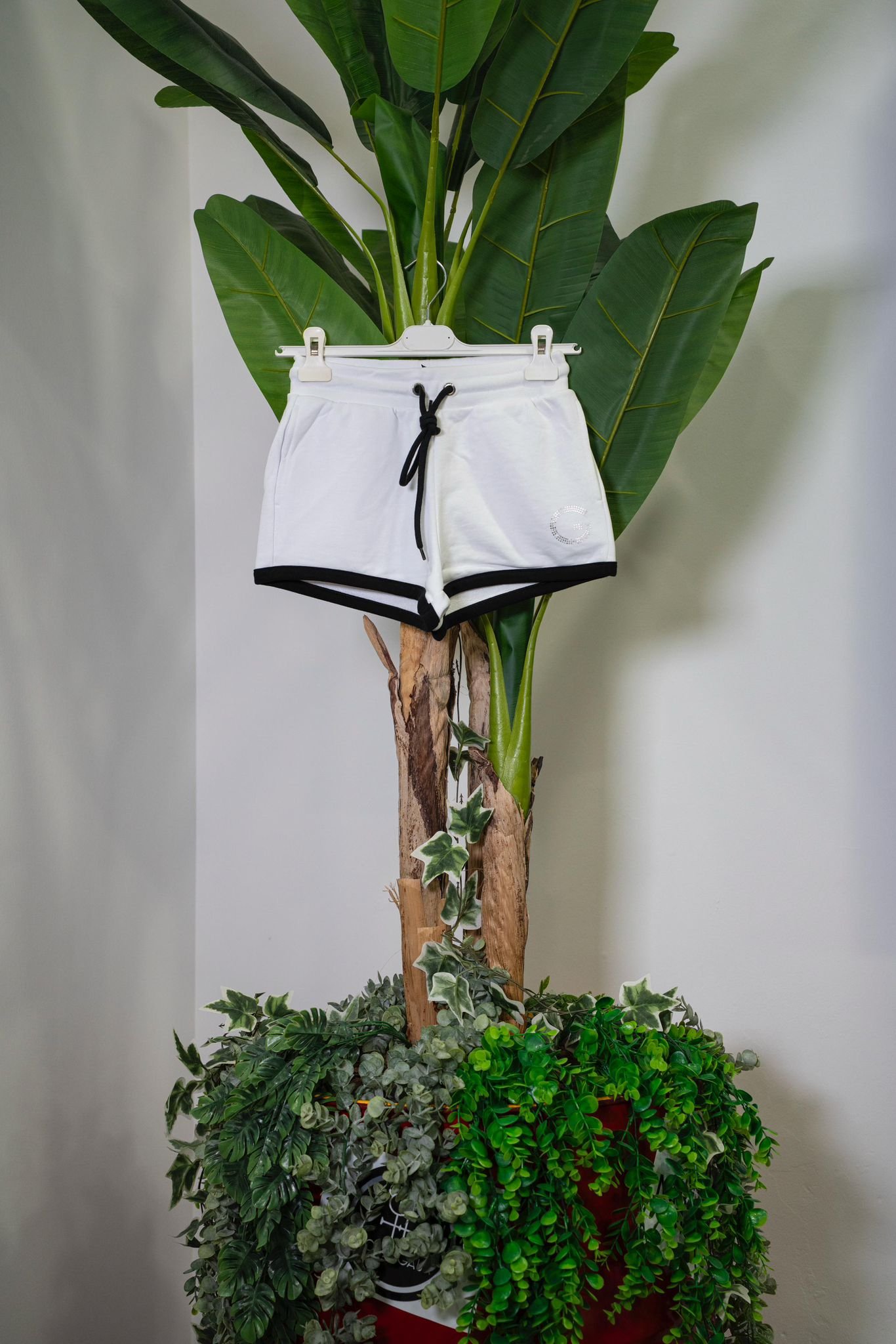 Gaelle Shorts Bianchi in Felpa  - immagine 3