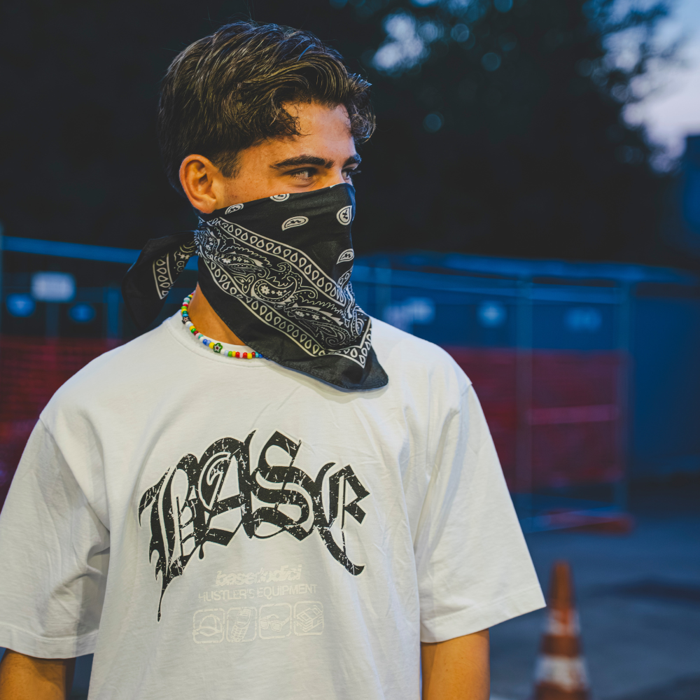 BASEDODICI T-SHIRT “LIVE FAST” GTA WHITE