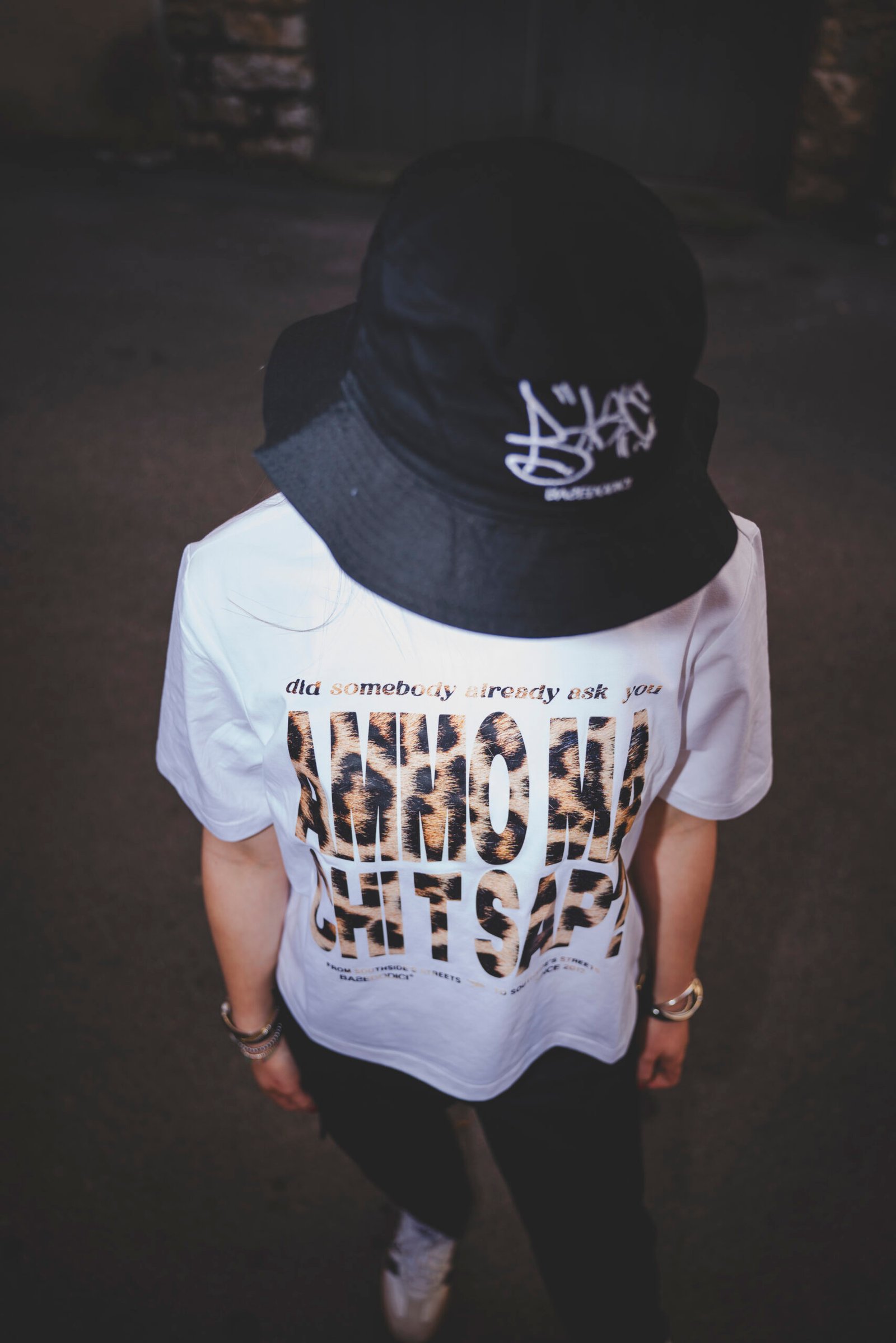 Crop Top “AMMO” White Cow/Yellow - immagine 4