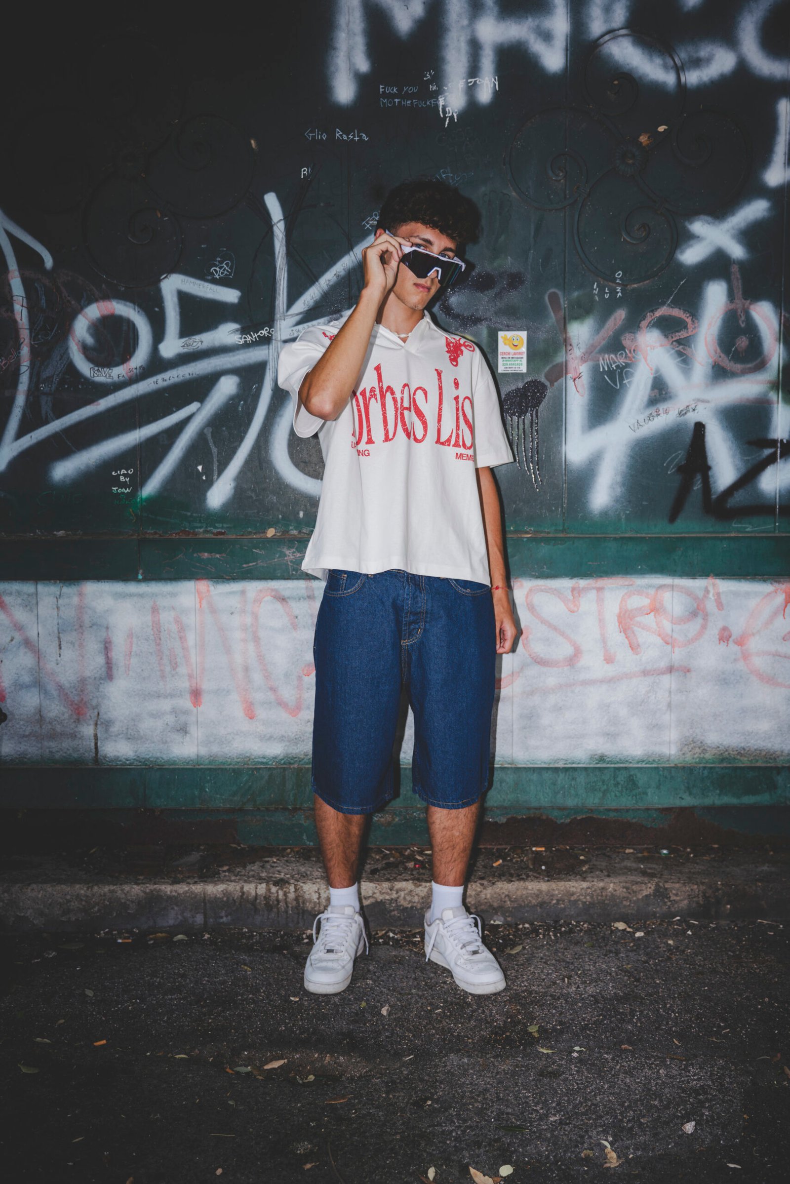 JORTS “CRUEL SEASON” Back Logo Denim Raw - immagine 5