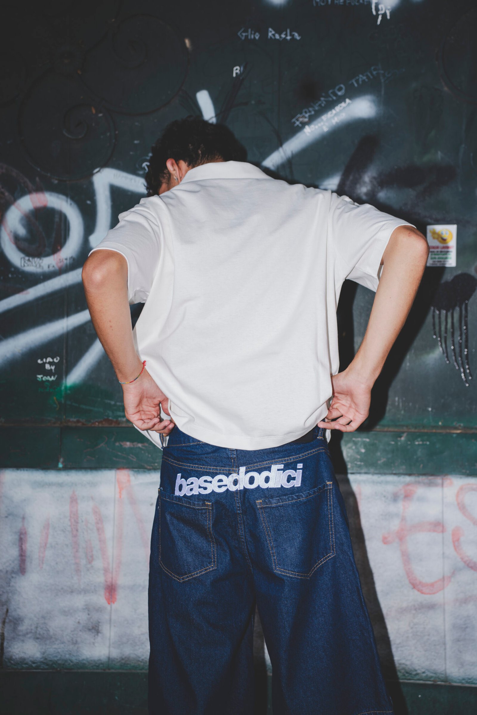 JORTS “CRUEL SEASON” Back Logo Denim Raw - immagine 3