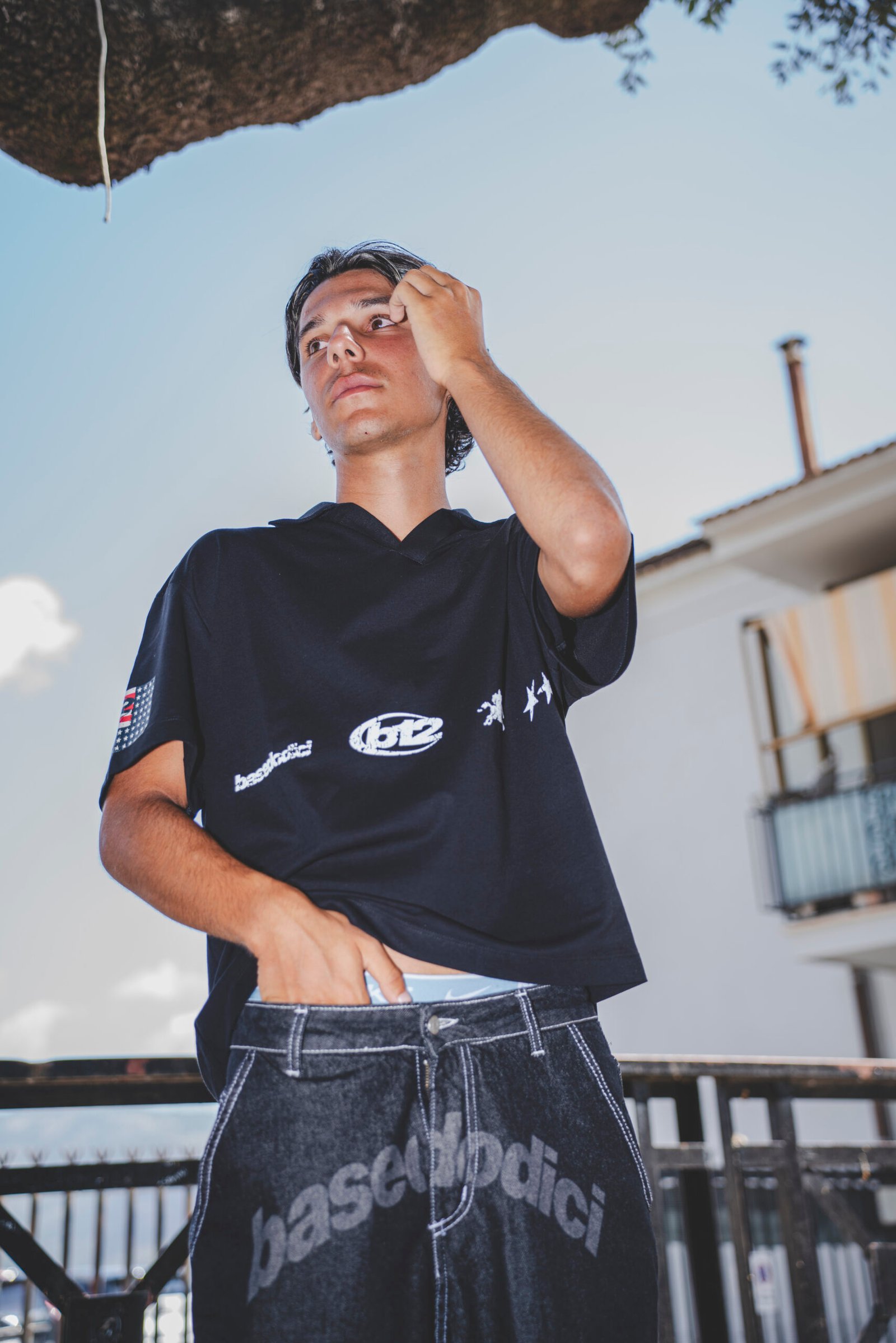 POLO “LIVE FAST” ROBBERY BLACK - immagine 8