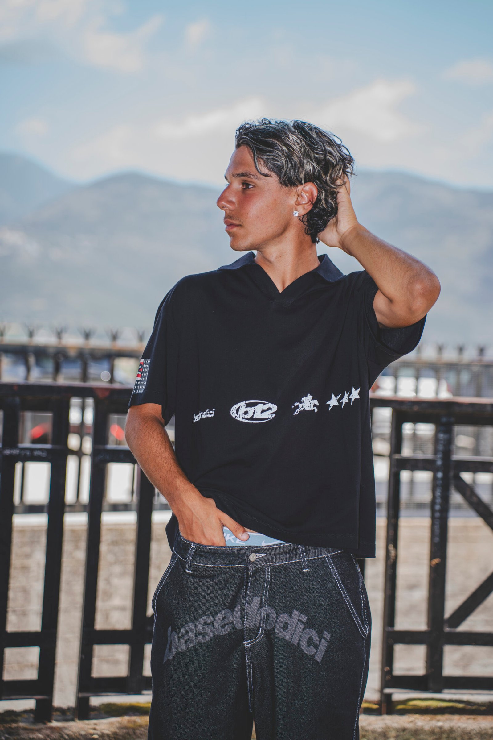 POLO “LIVE FAST” ROBBERY BLACK - immagine 6