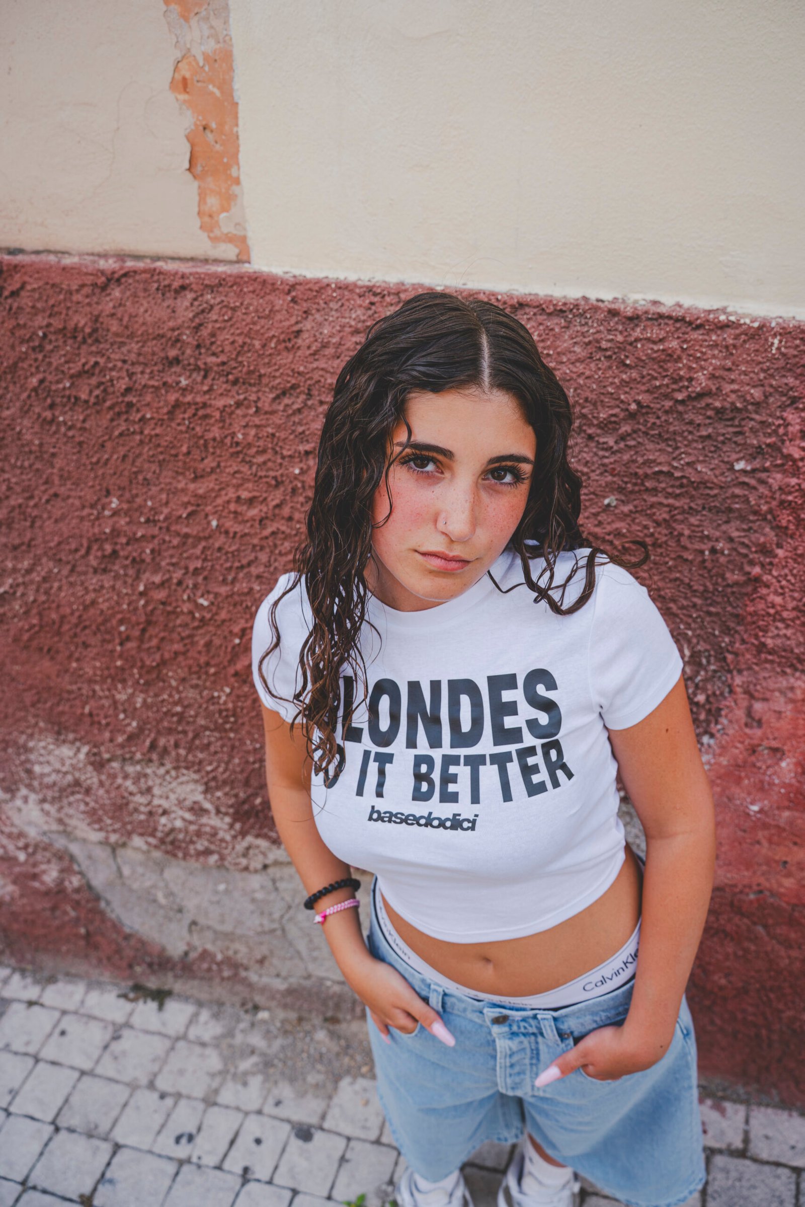 BABY TEE "DIVA" Blondes White - immagine 4