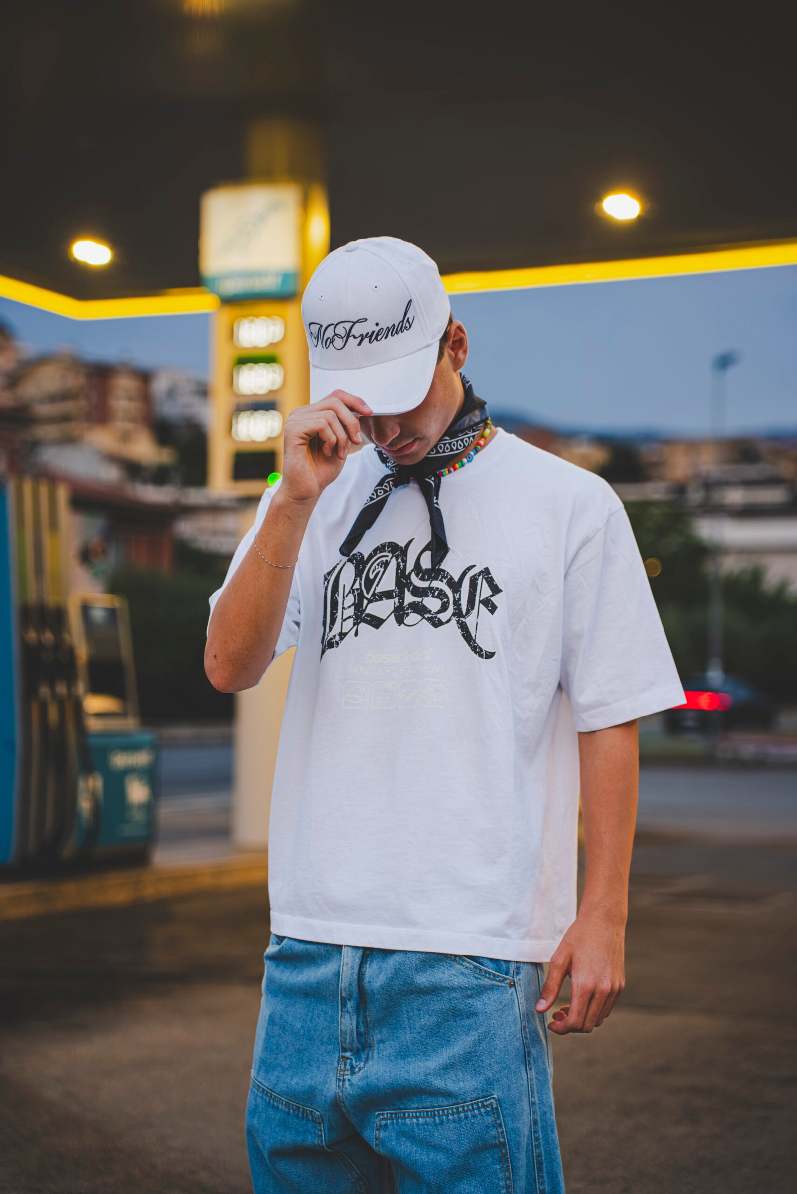 BASEDODICI T-SHIRT “LIVE FAST” GTA WHITE - immagine 2