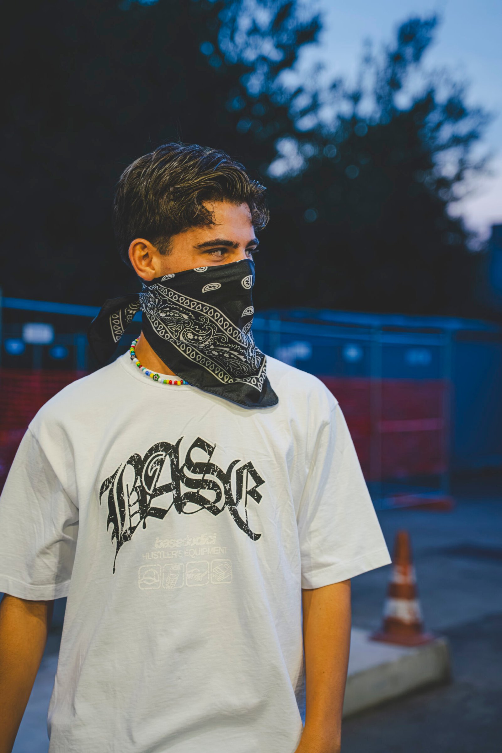 BASEDODICI T-SHIRT “LIVE FAST” GTA WHITE - immagine 4