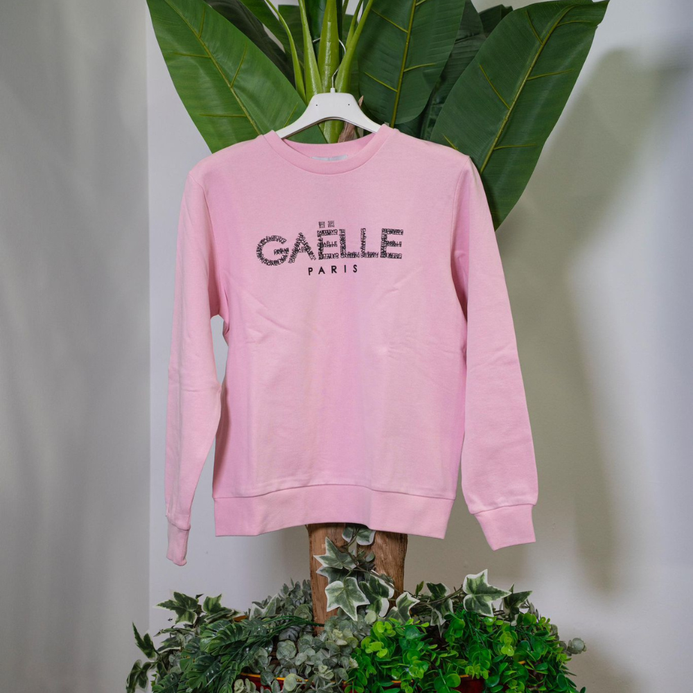 Gaelle Felpa Paricollo Rosa