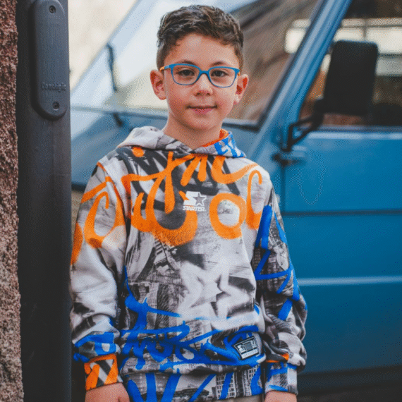 Starter Felpa con Cappuccio Street NY Colors (bambino)