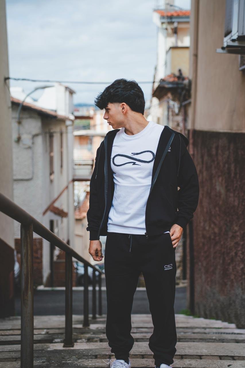 PROPAGANDA T-SHIRT LOGO CLASSIC BIANCA - immagine 3