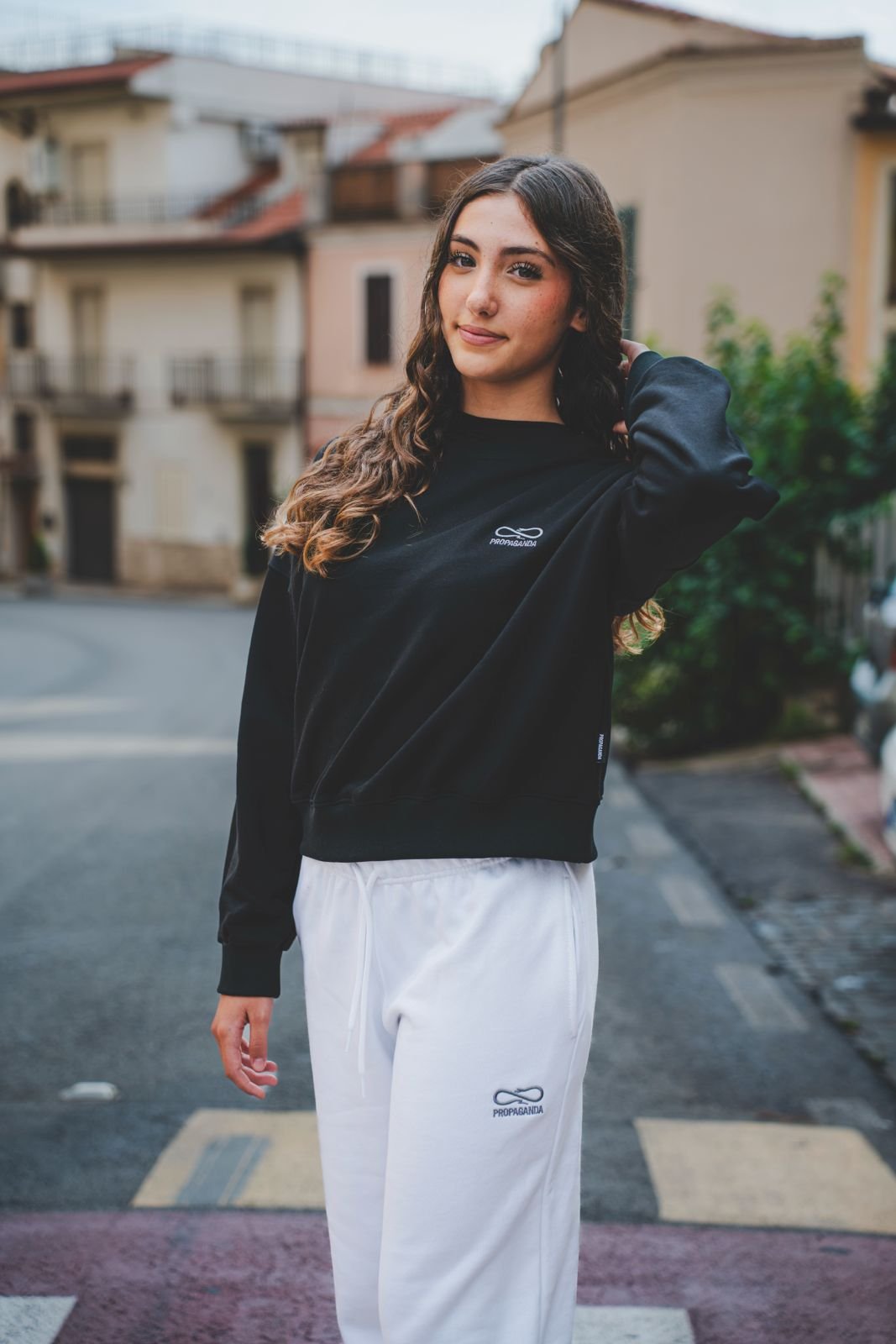 Propaganda Felpa Girocollo Embroidery donna - immagine 2