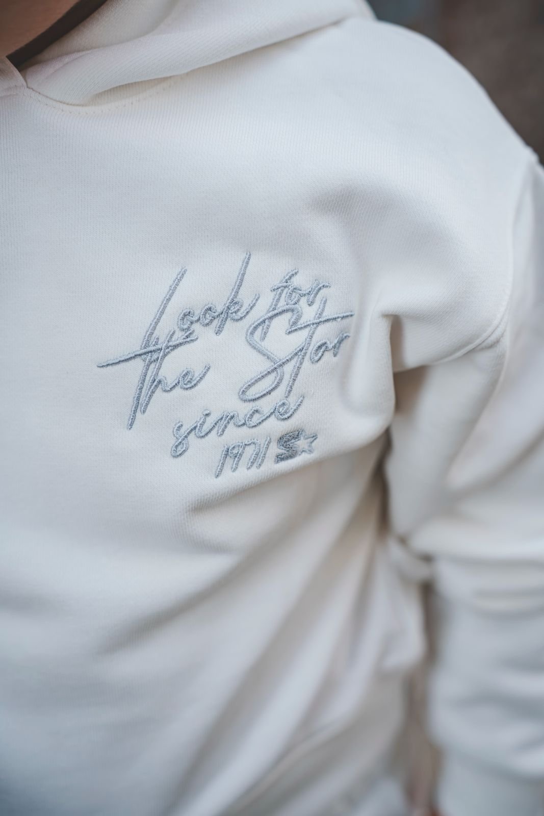 Starter Felpa con Cappuccio Bimba Panna - immagine 3