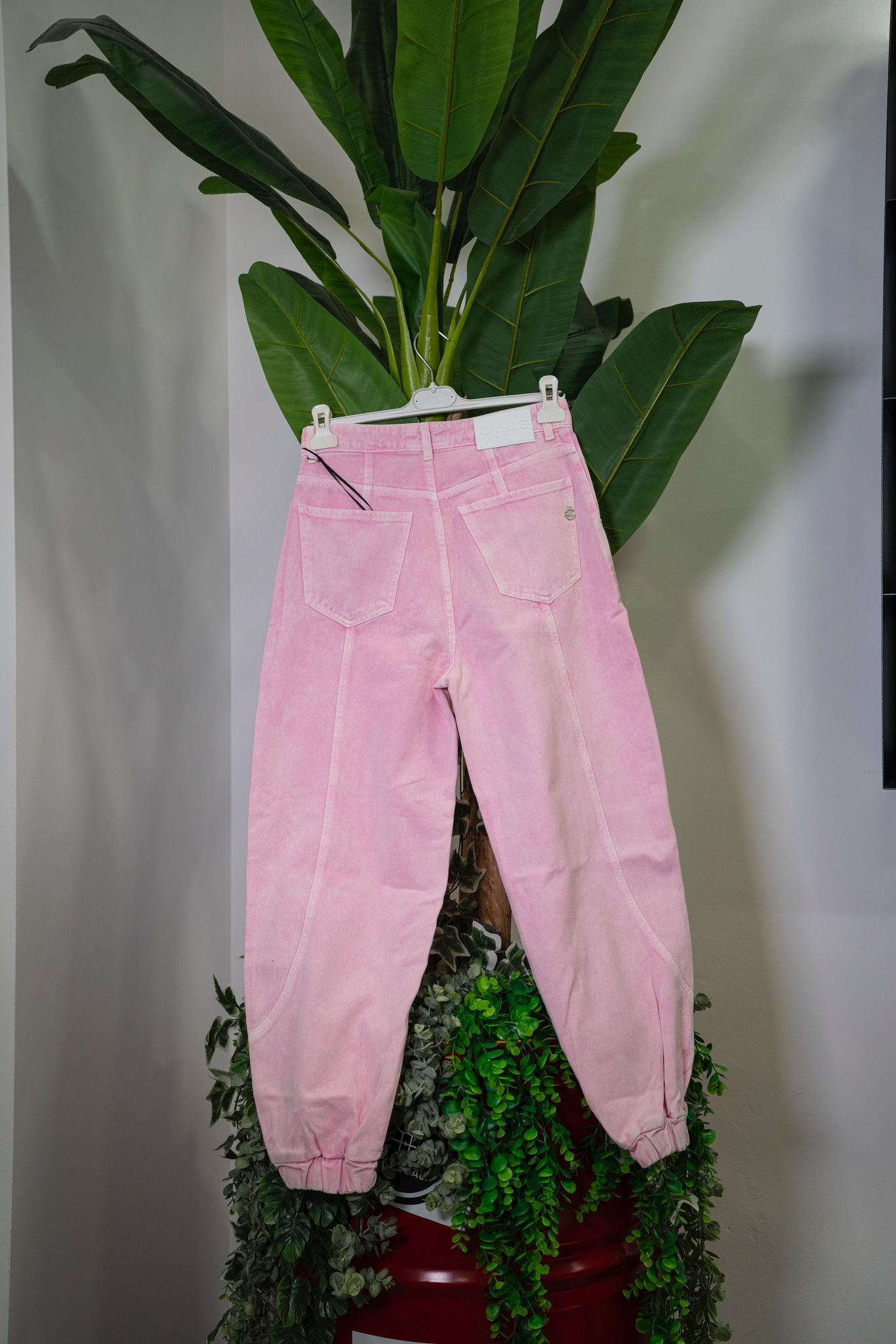 Gaelle Jeans Jogger Oversize Rosa - immagine 3