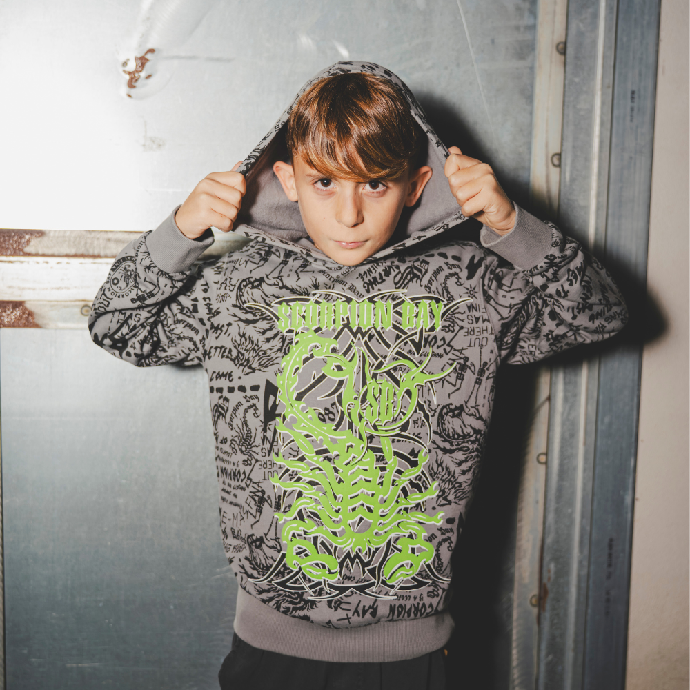 SCORPION BAY Felpa con Cappuccio “Tribal Bay”