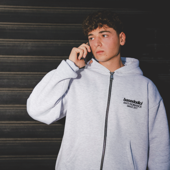 Zip Hoodie Boxy Fit Basedodoci