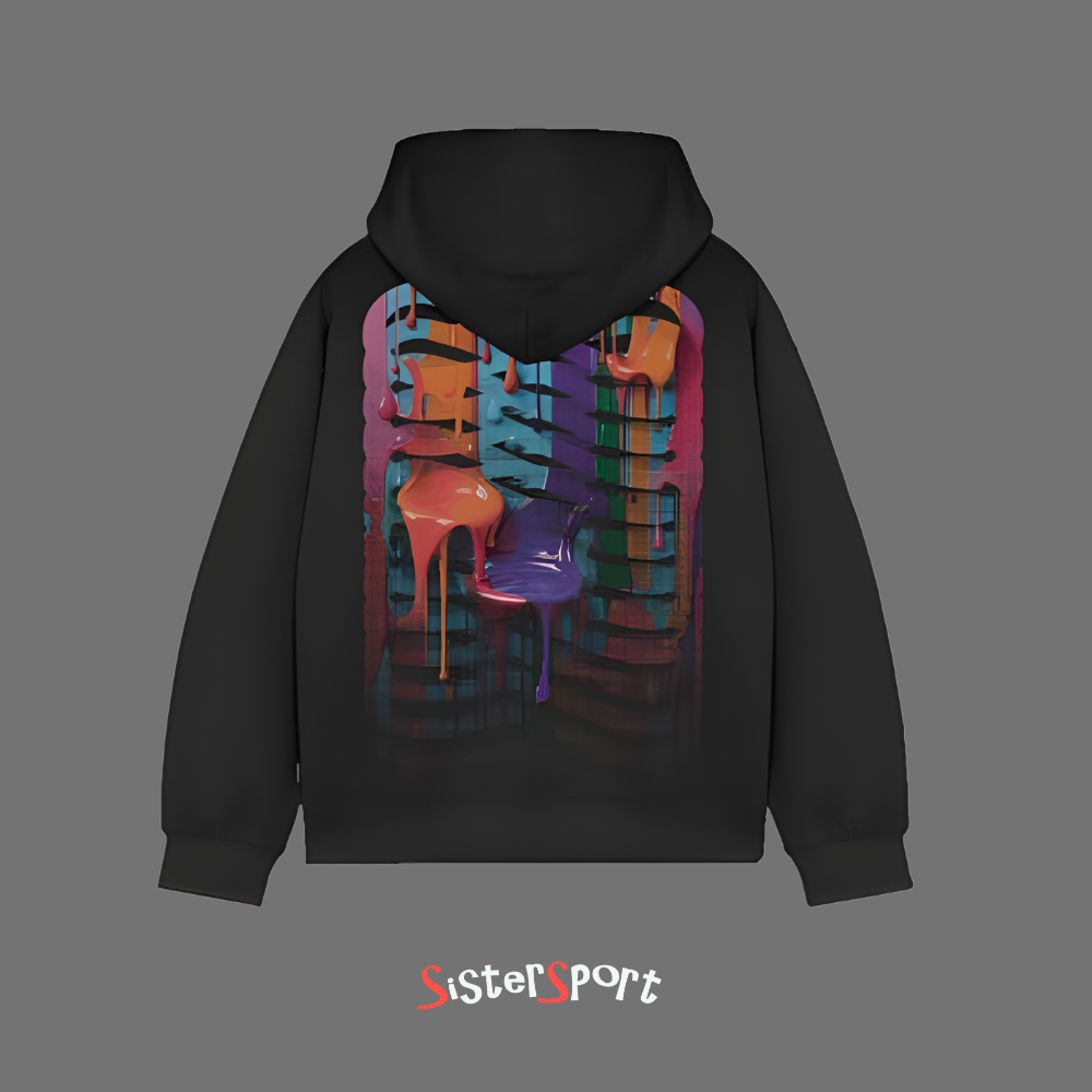 RIBS DROPS HOODIE BLACK - immagine 2