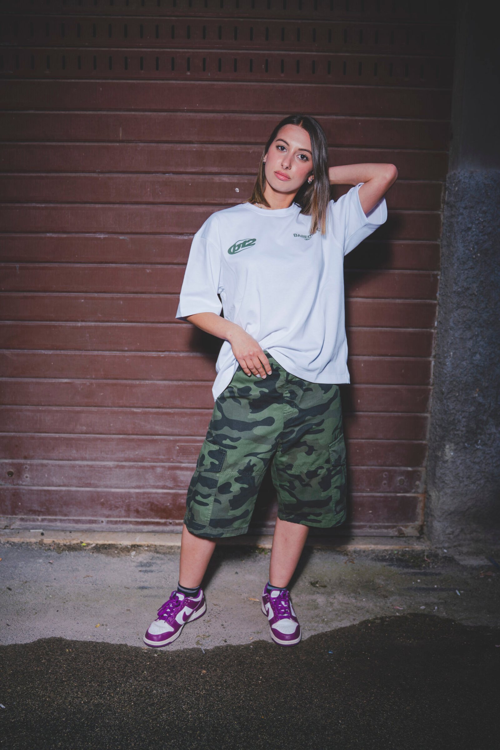 Jorts Cargo Wide Leg Camo “Cruel Season” SS25 - immagine 4