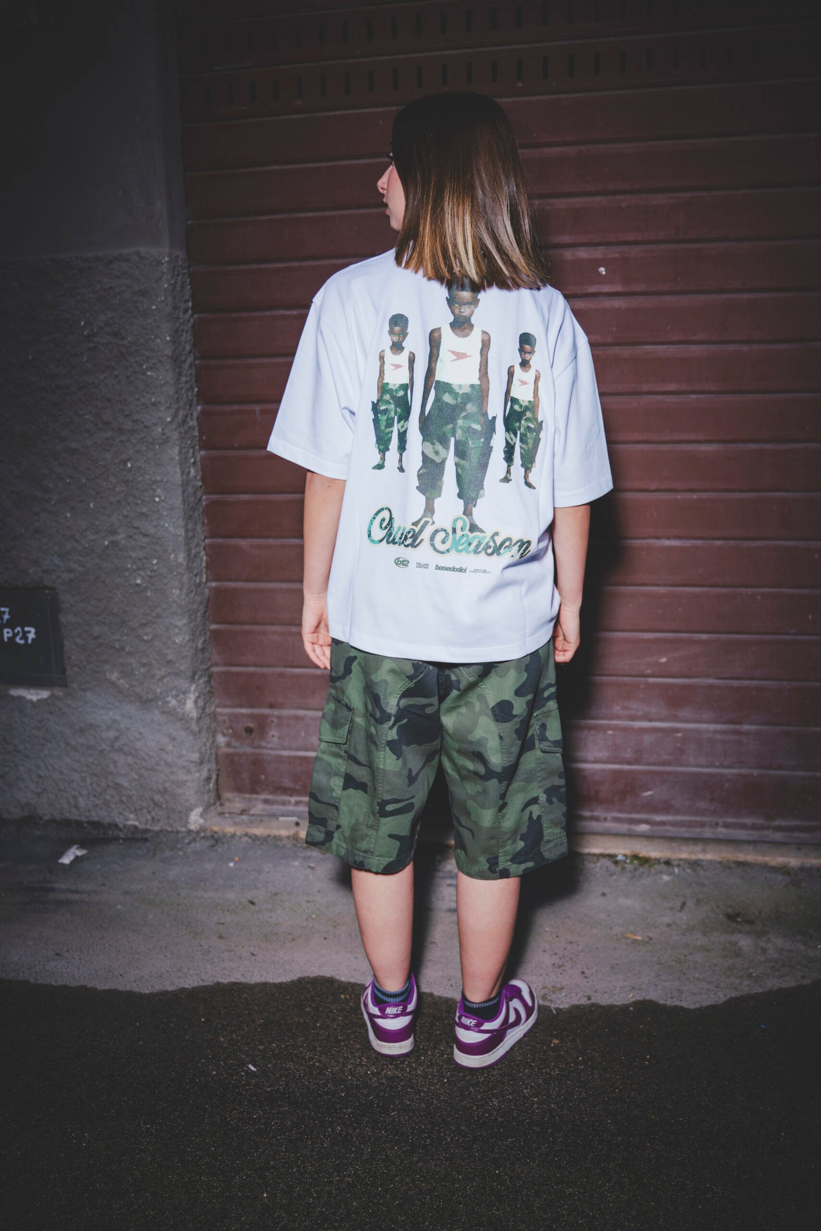 Crewneck Cruel Kids White Basedodici - immagine 2