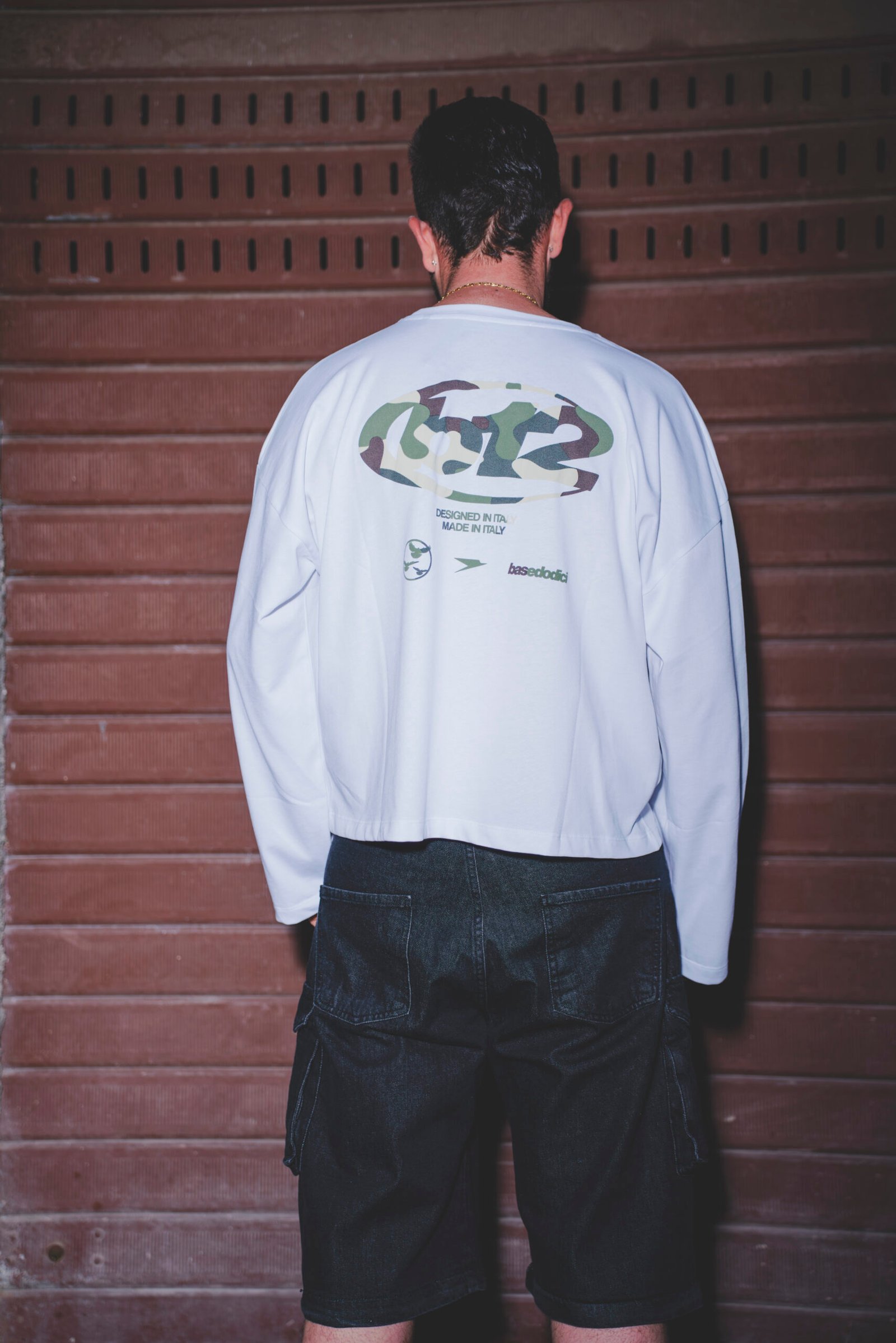 Double Denim Cargo Pants "De La Rue À La Rue" Black Basedodici - immagine 2