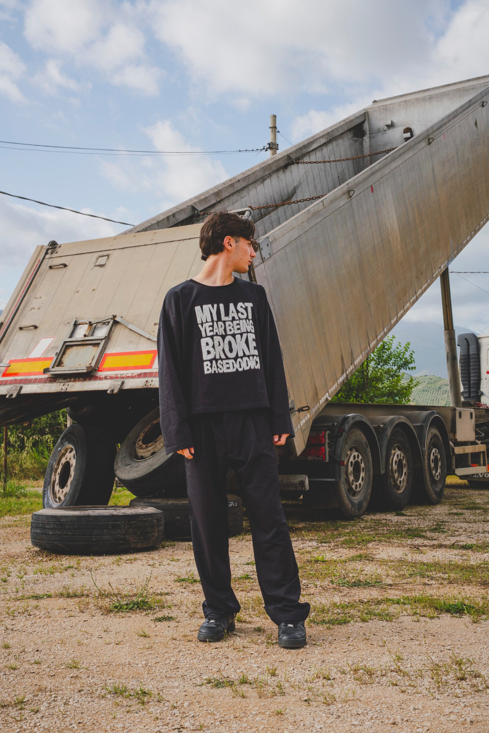 Pantalone Mod. MARLEY Total Black - immagine 2