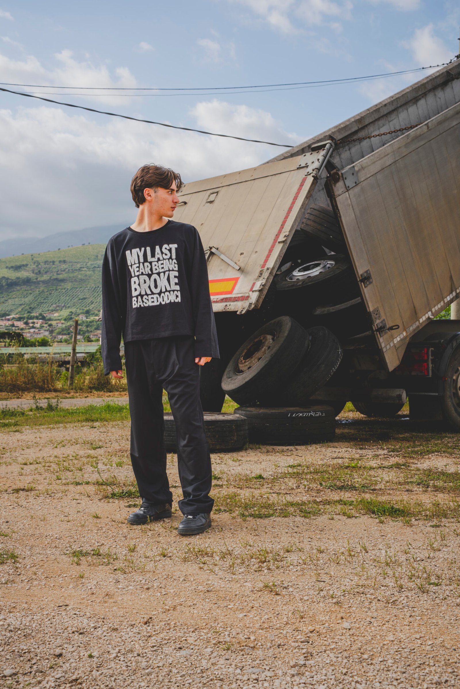 Pantalone Mod. MARLEY Total Black - immagine 3