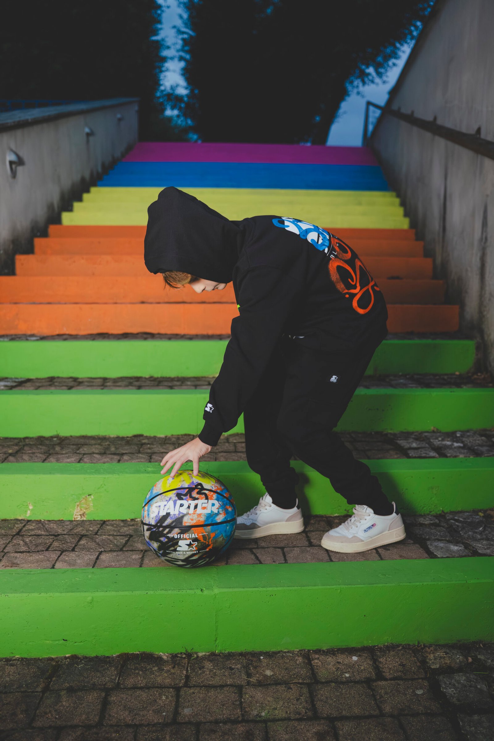 Pantalone Cargo Bimbo Nero - immagine 2