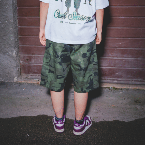 Jorts Cargo Wide Leg Camo “Cruel Season” SS25