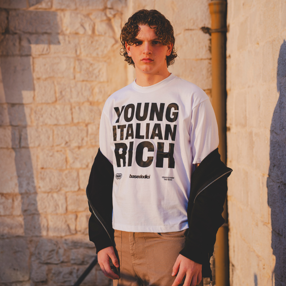 T-SHIRT "WORLD TOUR" ITALIAN RICH WHITE