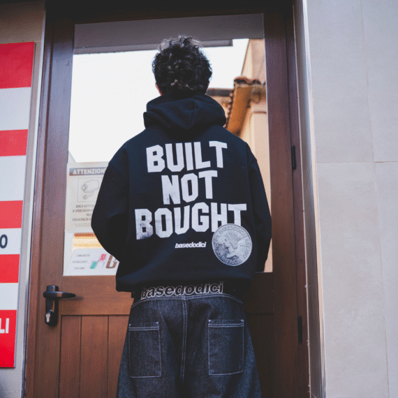 HOODIE "RUDEBOY LDN" NOTBOUGHT BLACK