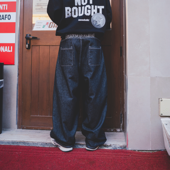 BIGALL DENIM "RUDEBOY LDN" BLACK RAW