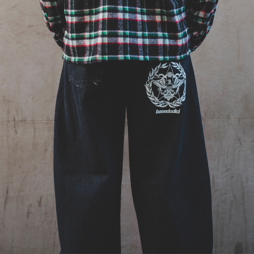 WORK DENIM "WORLD TOUR" DIPLOMATIC BLACK RAW