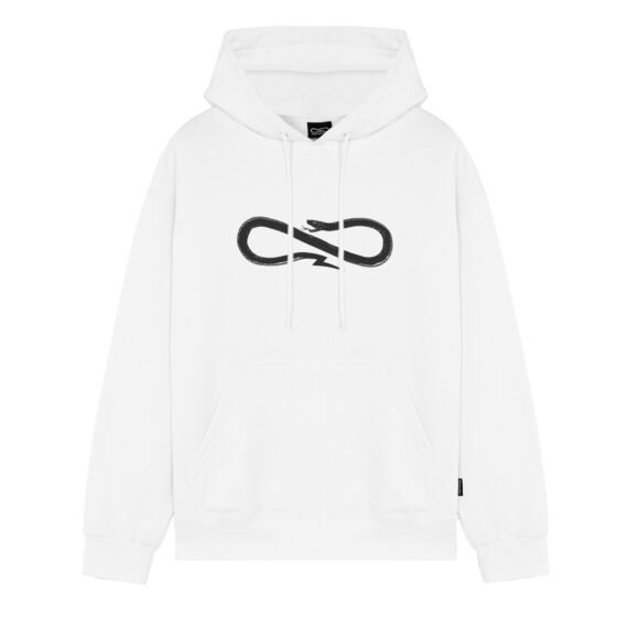 PROPAGANDA LOGO CLASSIC HOODIE WHITE