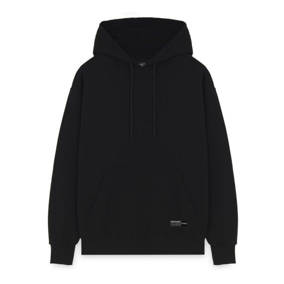 PROPAGANDA LABEL GOLD HOODIE BLACK