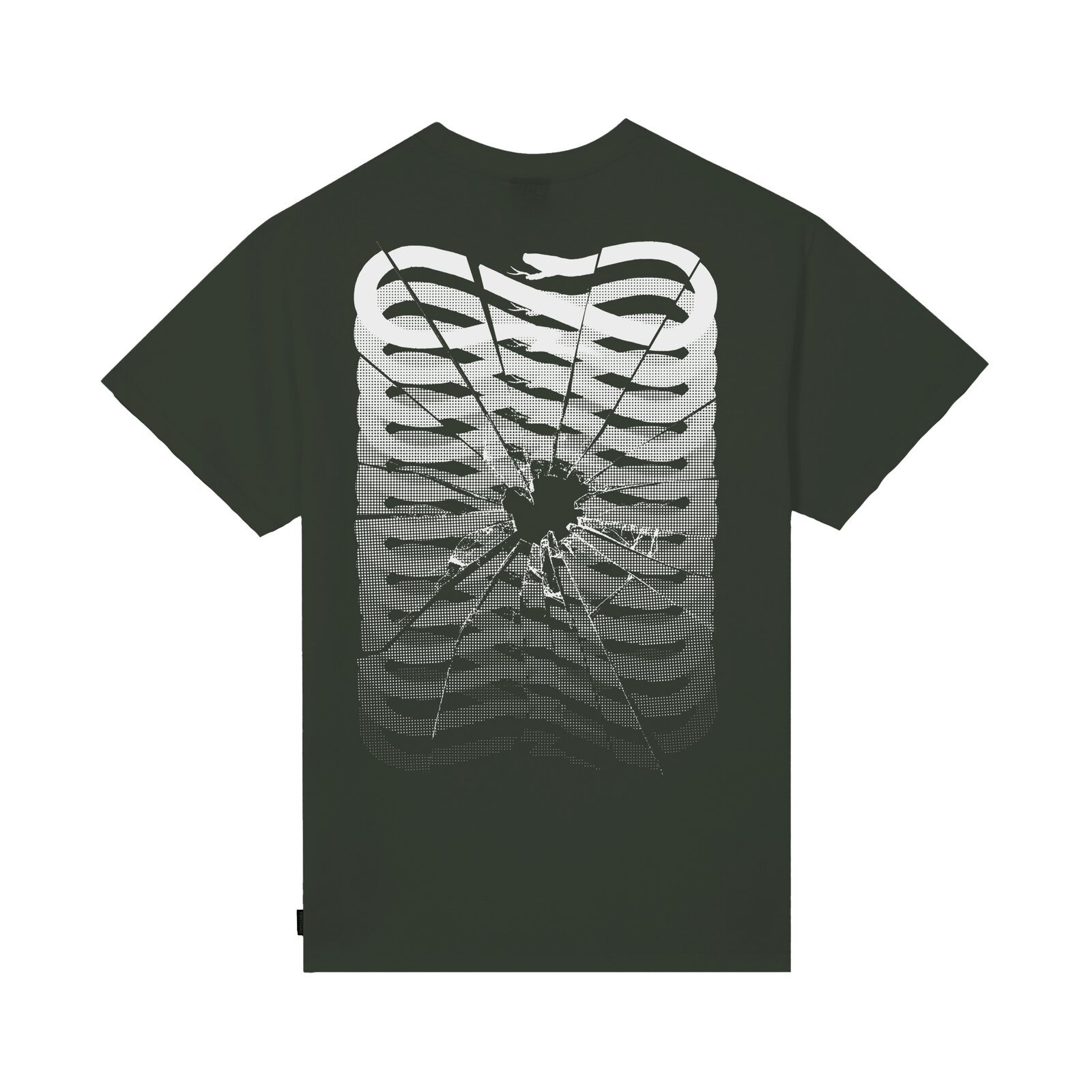 PROPAGANDA RIBS GLASS TEE BLACK - immagine 2