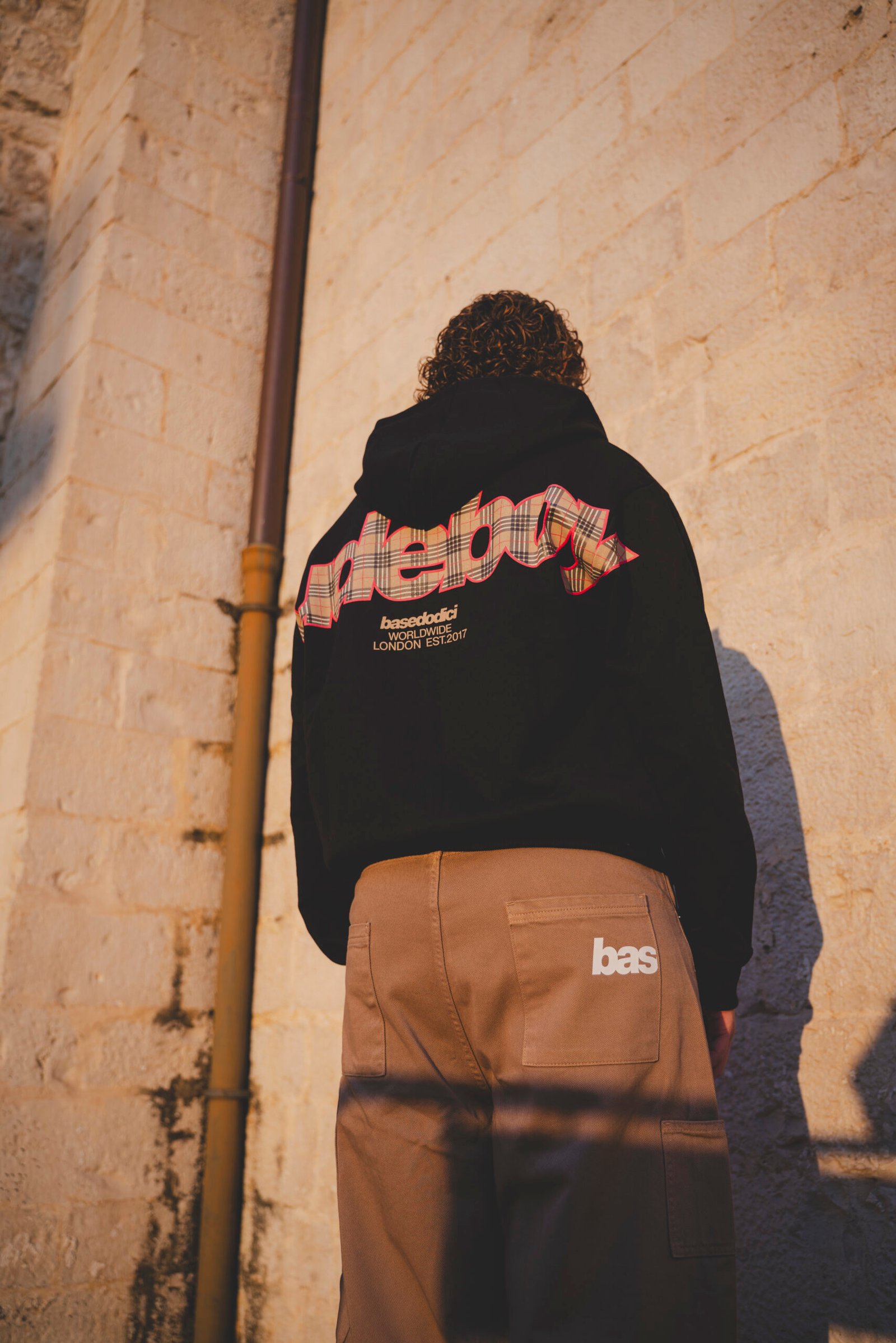 FULL ZIP "RUDEBOY LDN" RUDEBOY BLACK - immagine 3