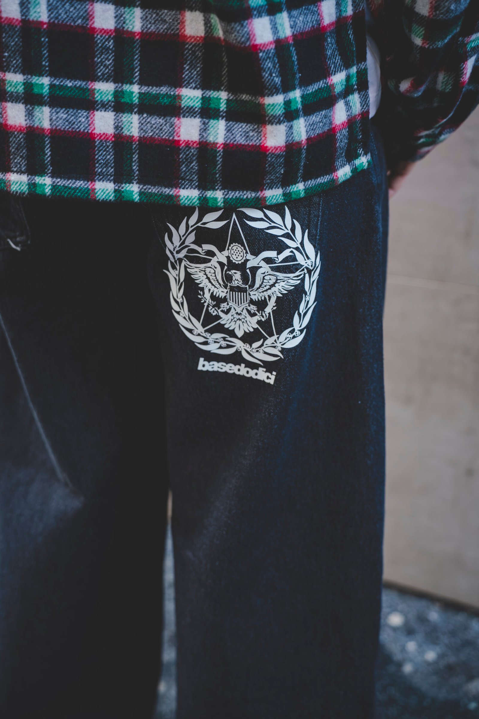 WORK DENIM "WORLD TOUR" DIPLOMATIC BLACK RAW - immagine 3