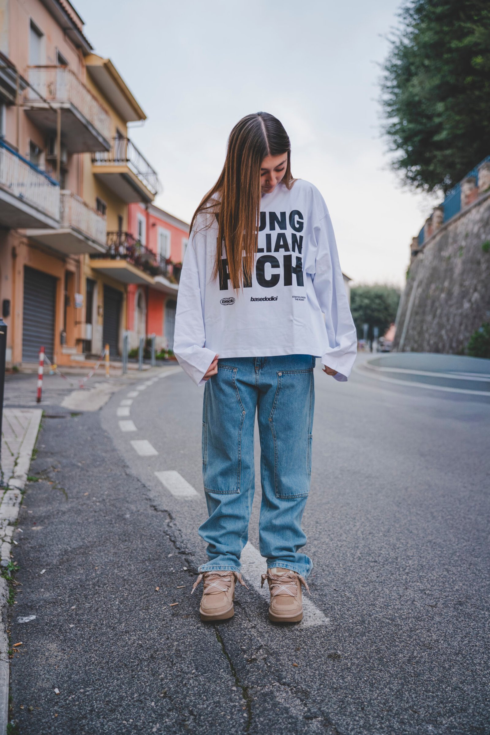 WORK DENIM PANTS “RESORT” LIGHT BLUE - immagine 2