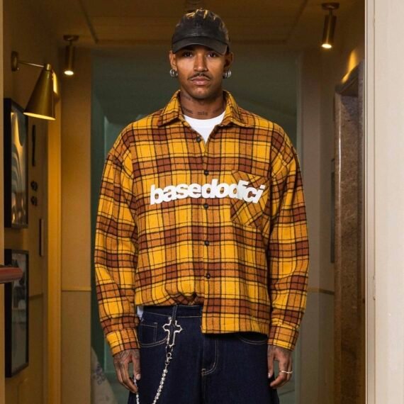 FLANELLA SHIRT ''WORLD TOUR'' YELLOW